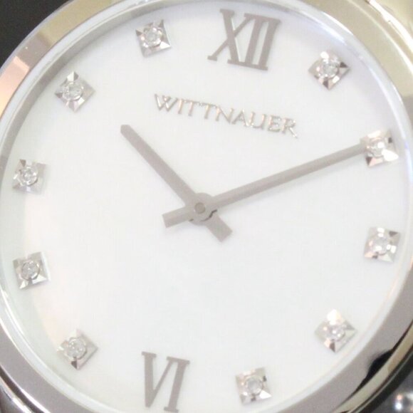 Wittnauer Ladies Cosmopolitan Watch 10 Hand Set Diamonds 34mm - Picture 13 of 13